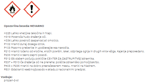 Varnostni list